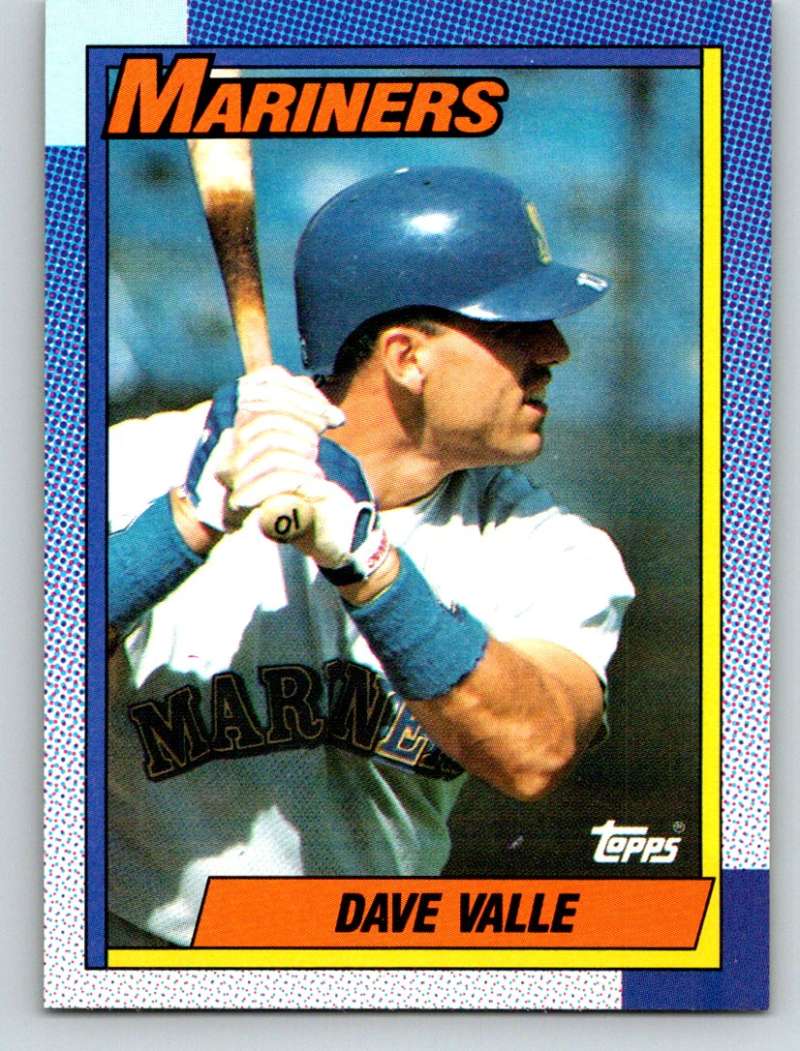 1990 Topps #76 Dave Valle Mint  Image 1