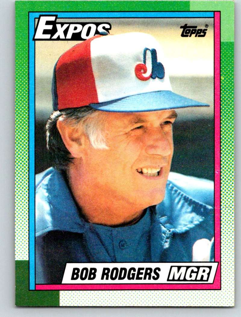 1990 Topps #81 Bob Rodgers MG Mint  Image 1
