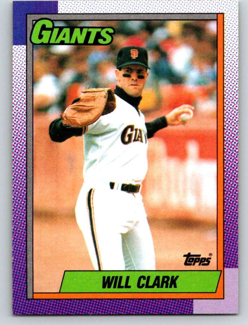 1990 Topps #100 Will Clark Mint  Image 1