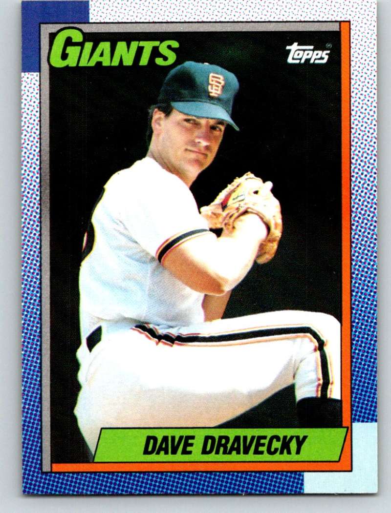1990 Topps #124 Dave Dravecky Mint  Image 1
