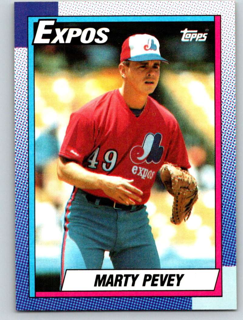 1990 Topps #137 Marty Pevey Mint RC Rookie Image 1