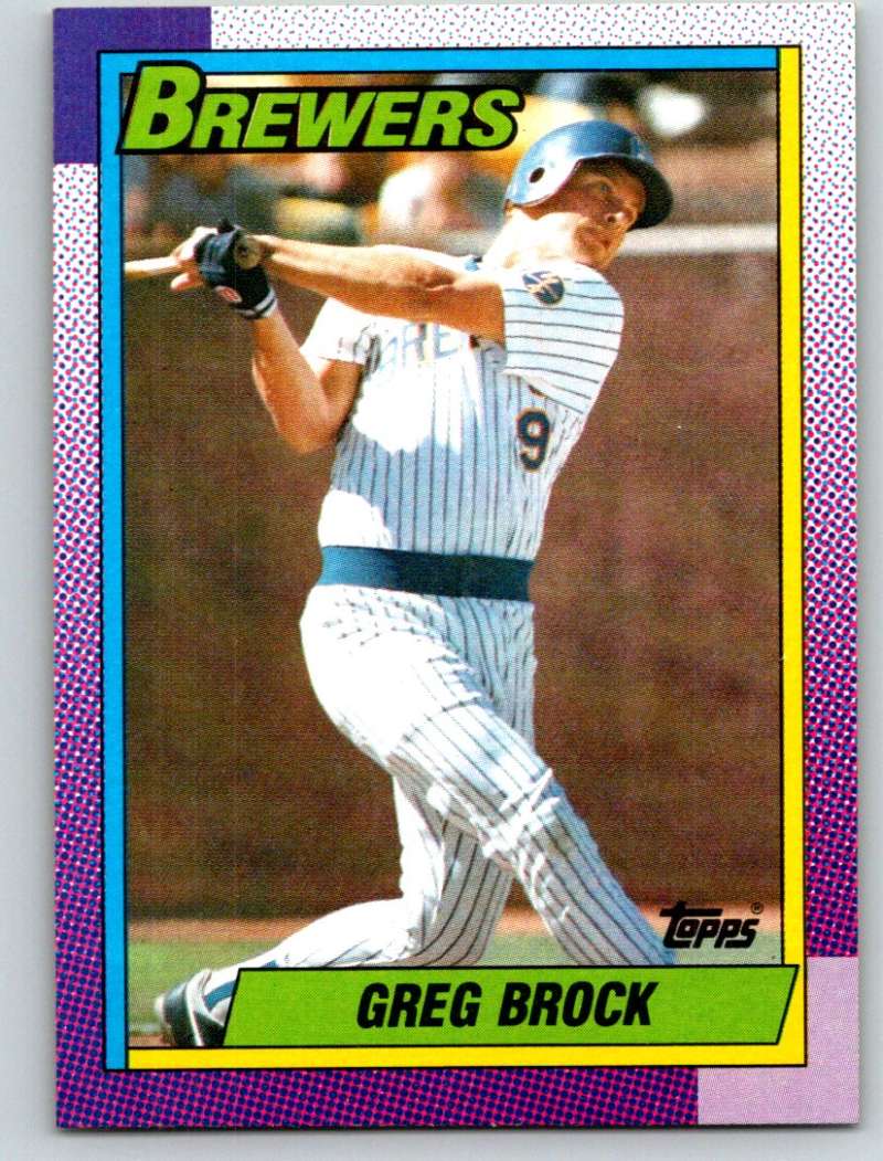 1990 Topps #139 Greg Brock Mint  Image 1