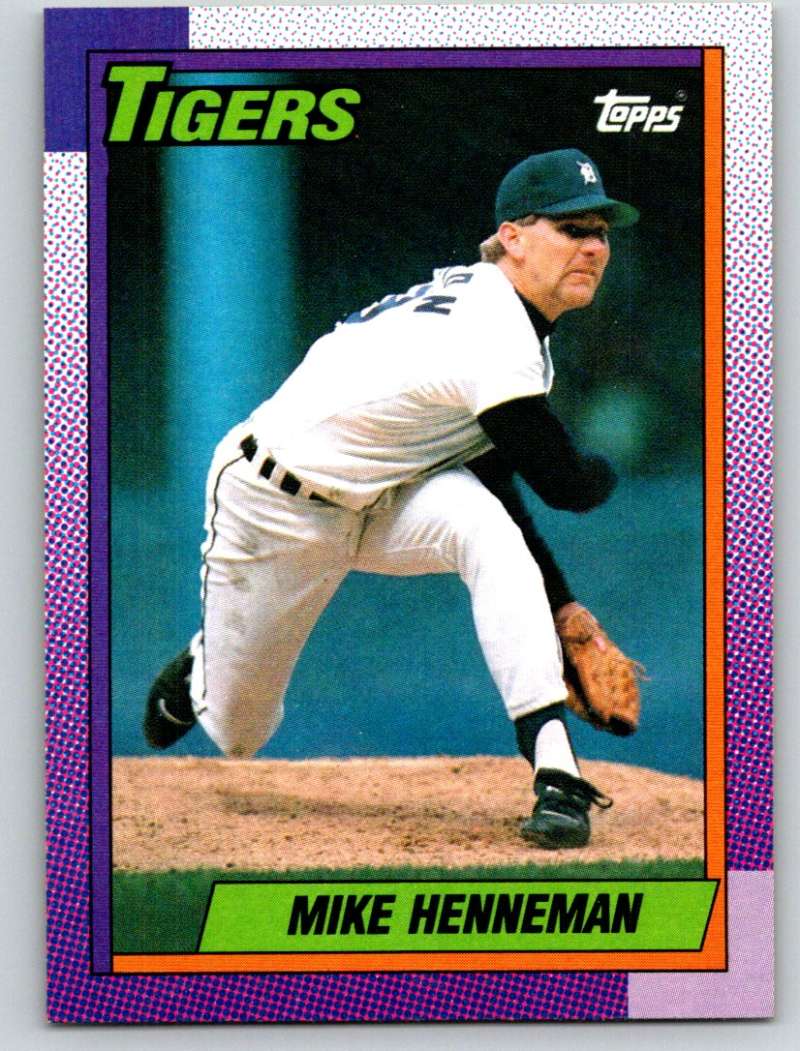 1990 Topps #177 Mike Henneman Mint  Image 1