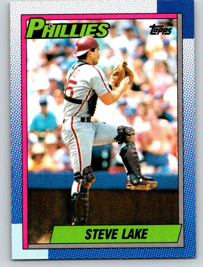 1990 Topps #183 Steve Lake Mint  Image 1