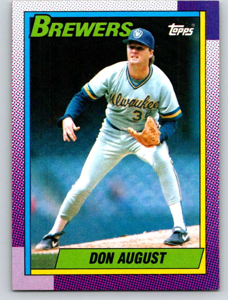 1990 Topps #192 Don August Mint  Image 1