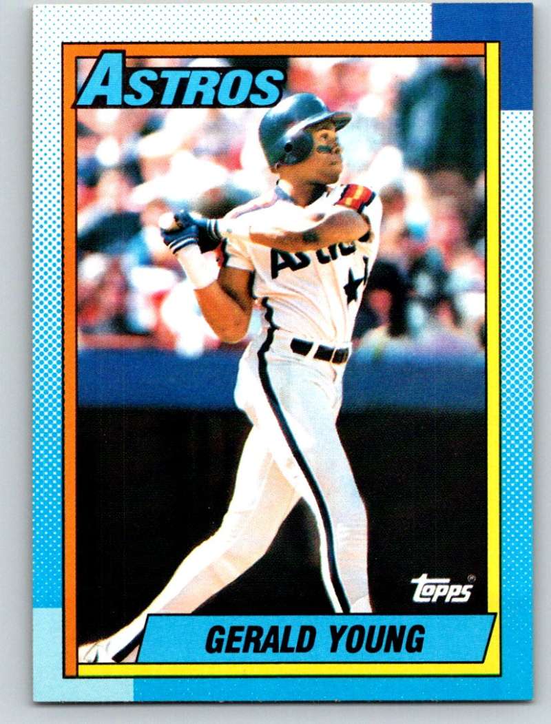 1990 Topps #196 Gerald Young Mint  Image 1