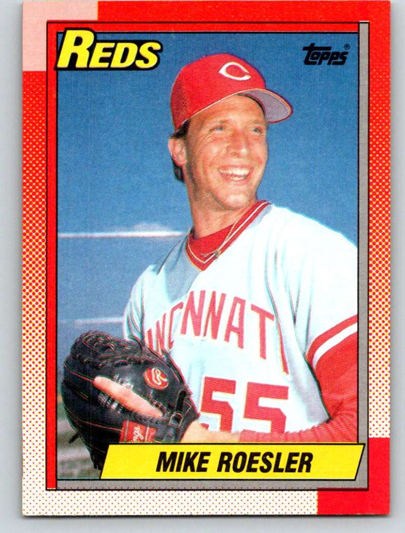 1990 Topps #203 Mike Roesler Mint RC Rookie Image 1