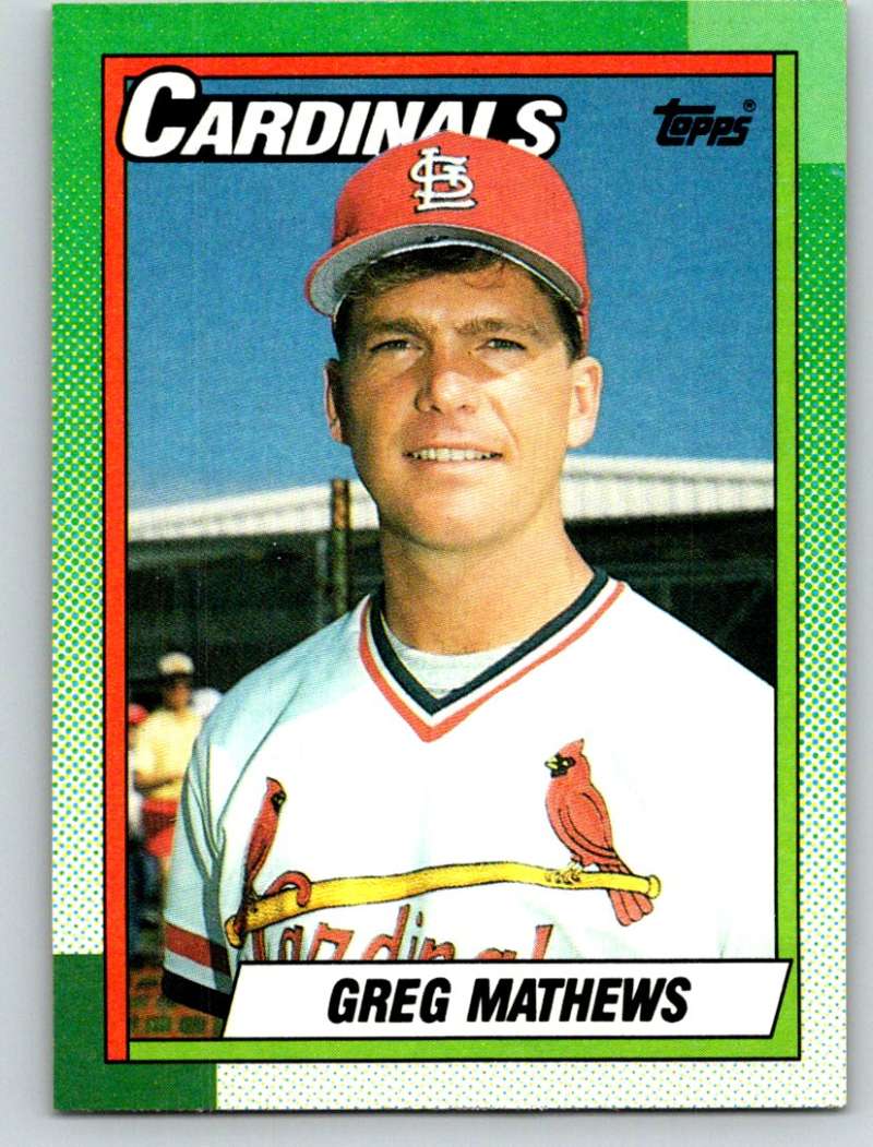 1990 Topps #209 Greg Mathews Mint  Image 1