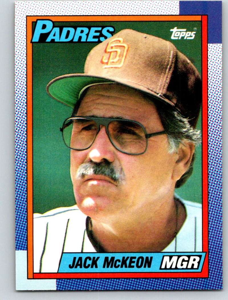 1990 Topps #231 Jack McKeon MG Mint  Image 1
