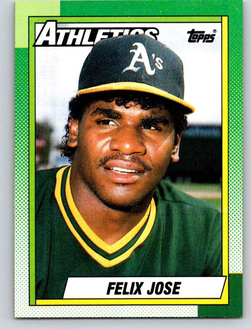 1990 Topps #238 Felix Jose Mint  Image 1