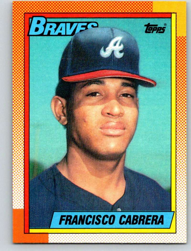 1990 Topps #254 Francisco Cabrera Mint  Image 1