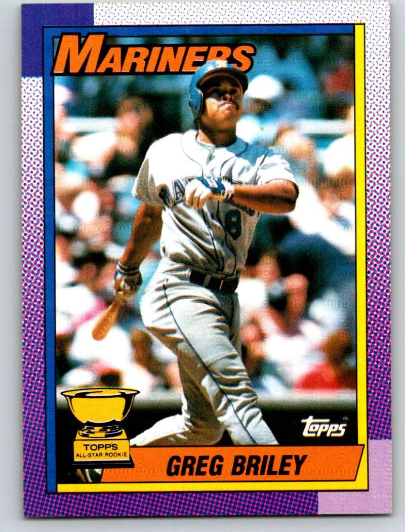 1990 Topps #288 Greg Briley Mint  Image 1