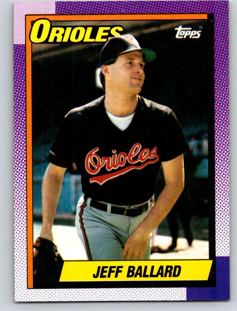 1990 Topps #296 Jeff Ballard Mint  Image 1