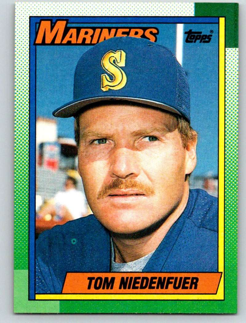 1990 Topps #306 Tom Niedenfuer Mint  Image 1