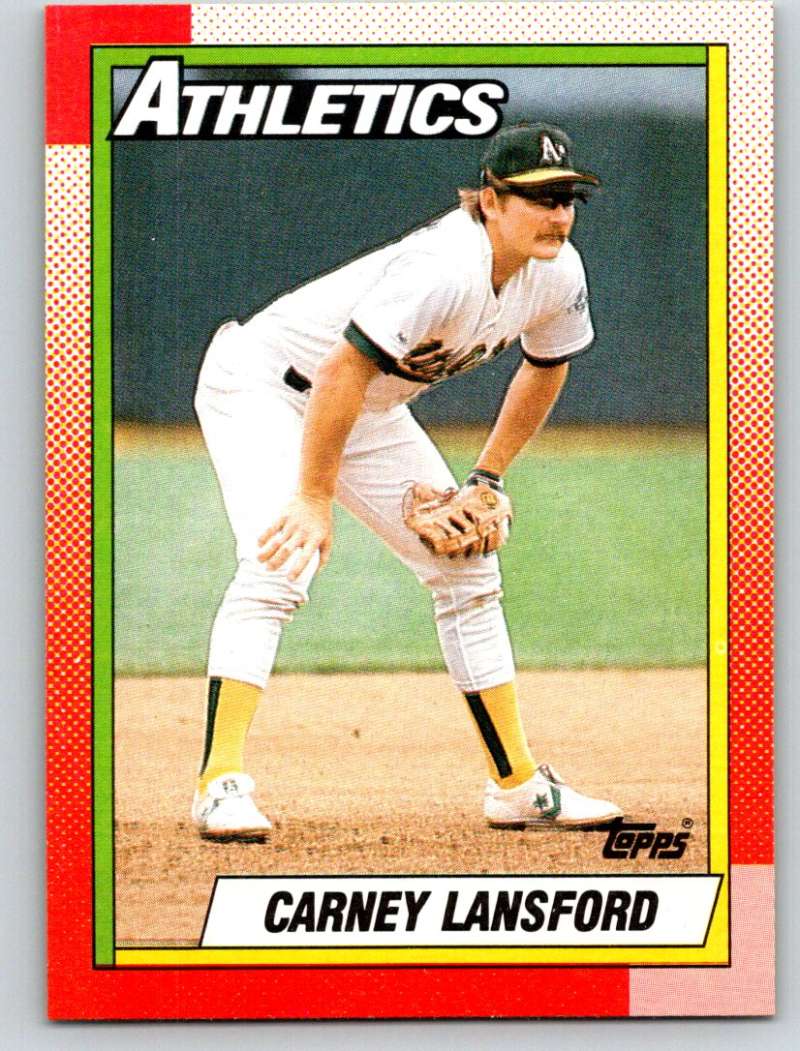 1990 Topps #316 Carney Lansford Mint  Image 1