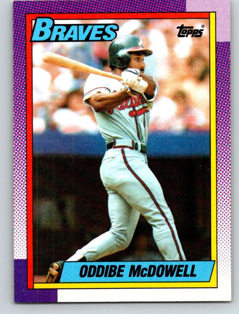 1990 Topps #329 Oddibe McDowell Mint  Image 1