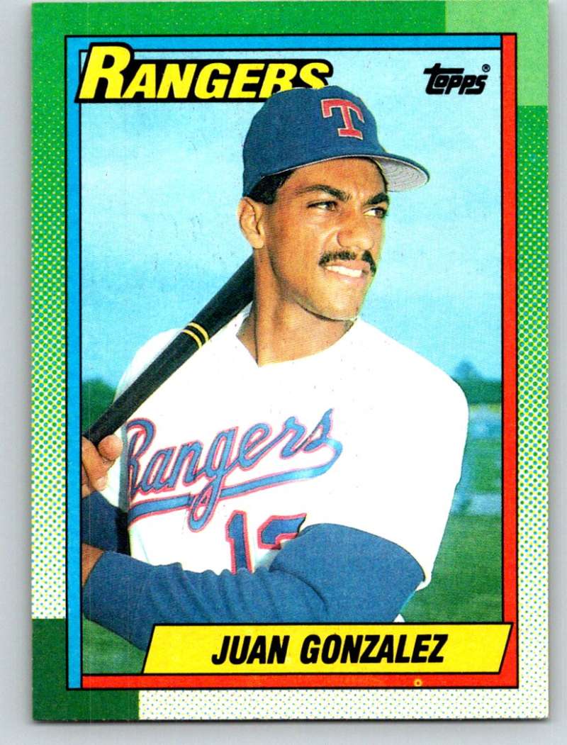 1990 Topps #331 Juan Gonzalez Mint RC Rookie Image 1