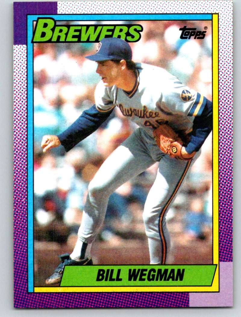 1990 Topps #333 Bill Wegman Mint  Image 1