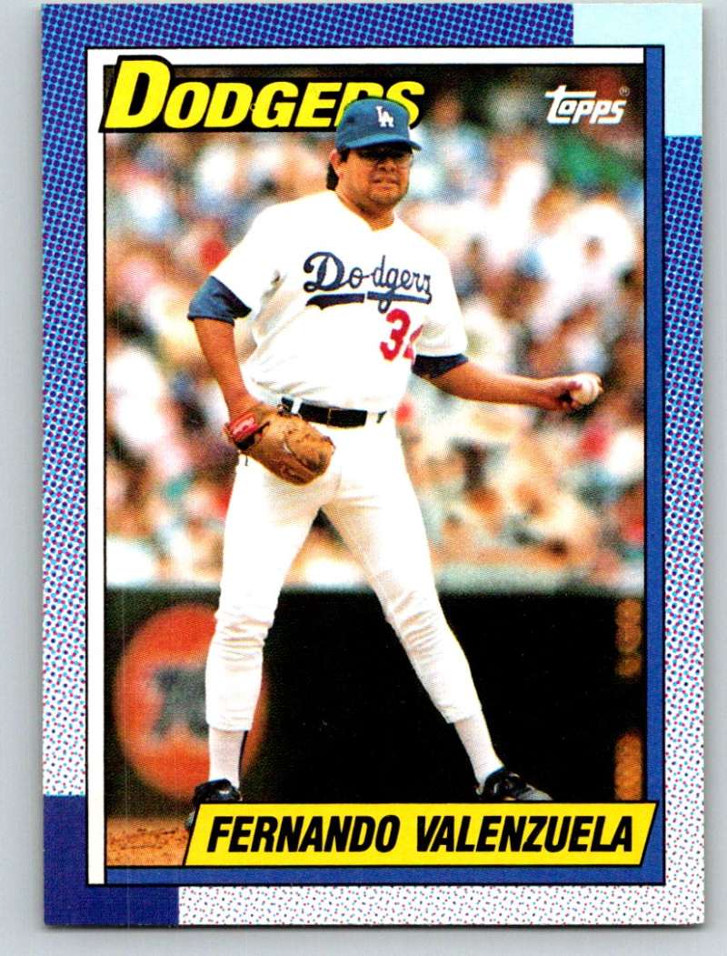 1990 Topps #340 Fernando Valenzuela Mint  Image 1