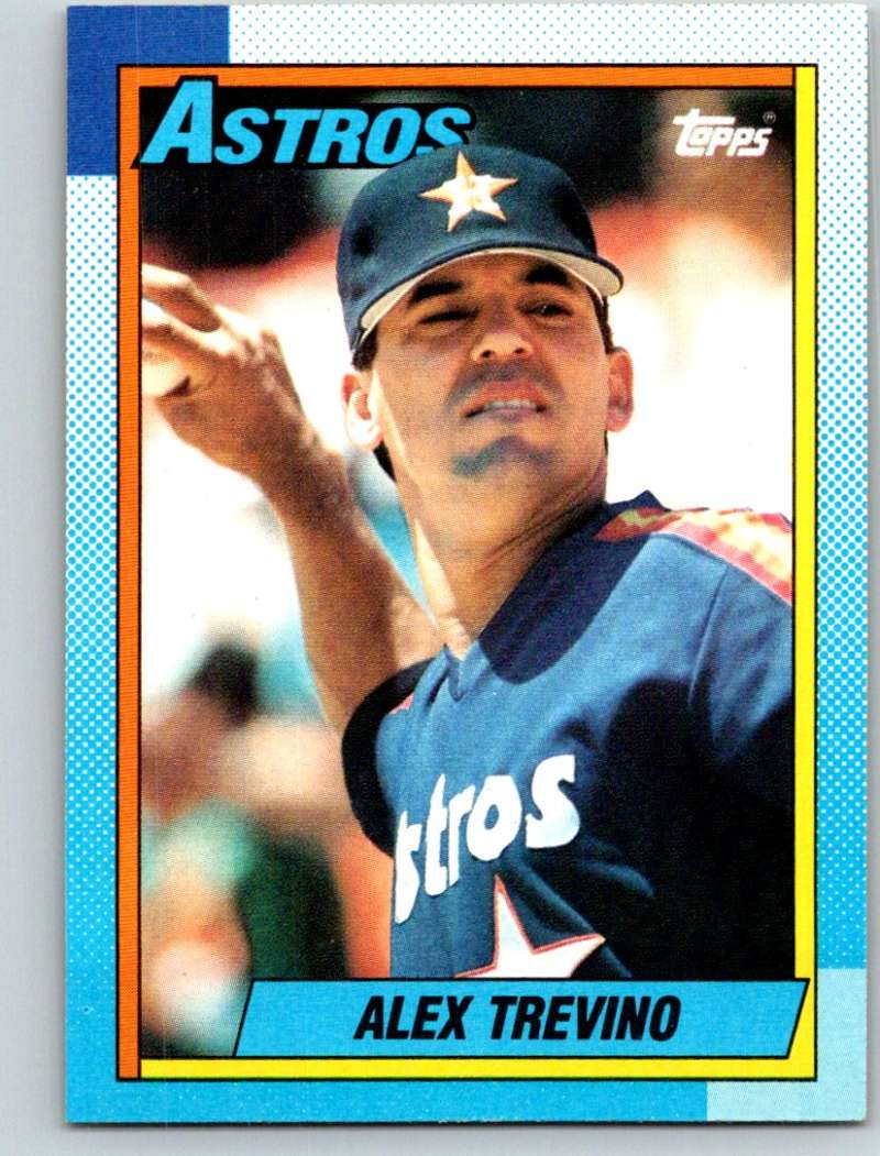 1990 Topps #342 Alex Trevino Mint  Image 1
