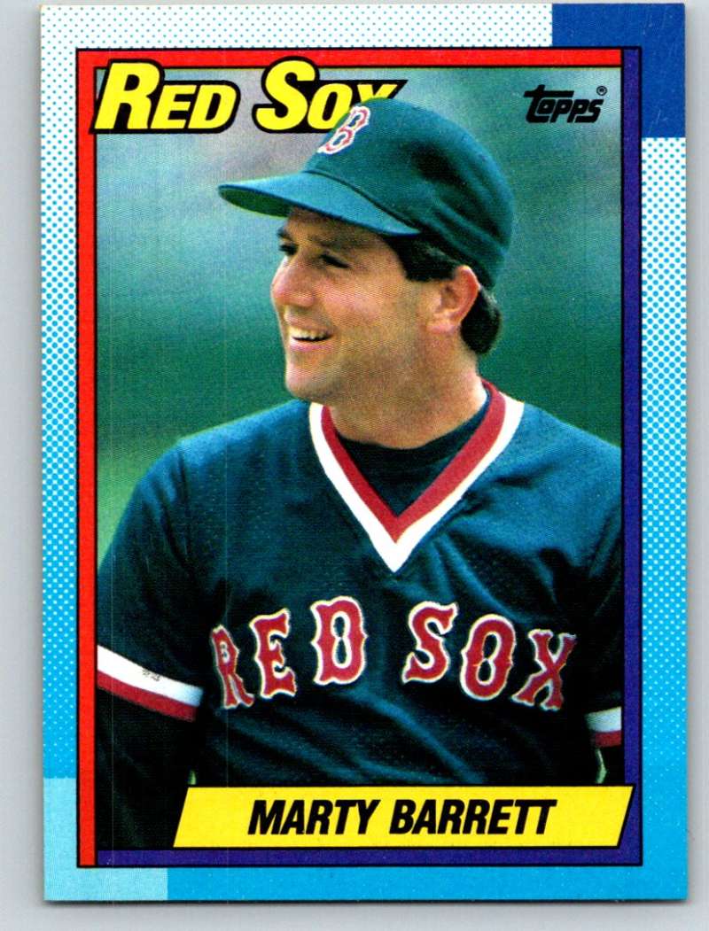 1990 Topps #355 Marty Barrett UER Mint  Image 1