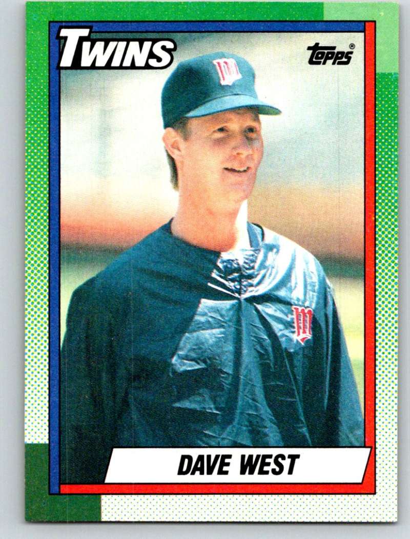 1990 Topps #357 David West Mint  Image 1