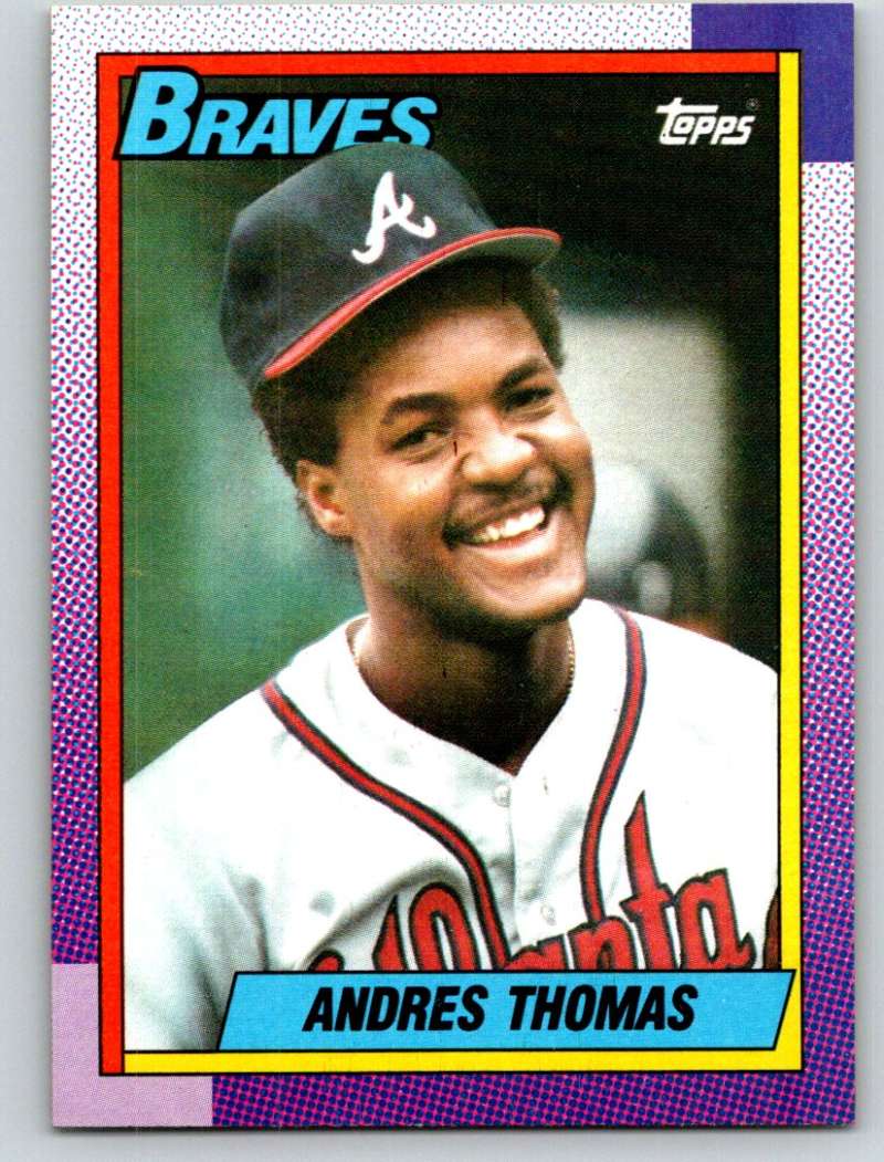 1990 Topps #358 Andres Thomas Mint  Image 1