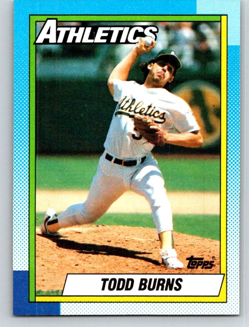 1990 Topps #369 Todd Burns Mint  Image 1