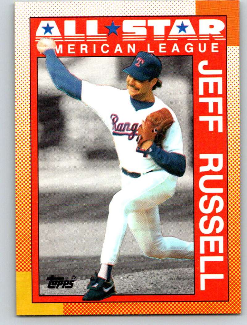1990 Topps #395 Jeff Russell AS Mint  Image 1