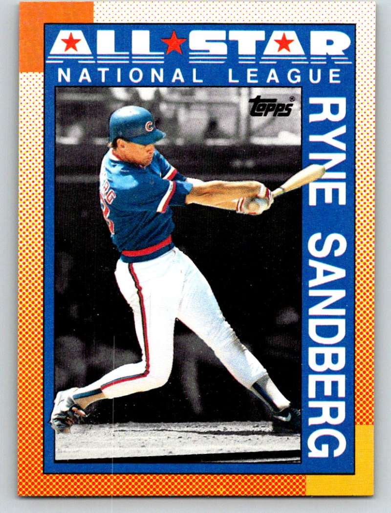 1990 Topps #398 Ryne Sandberg AS Mint  Image 1