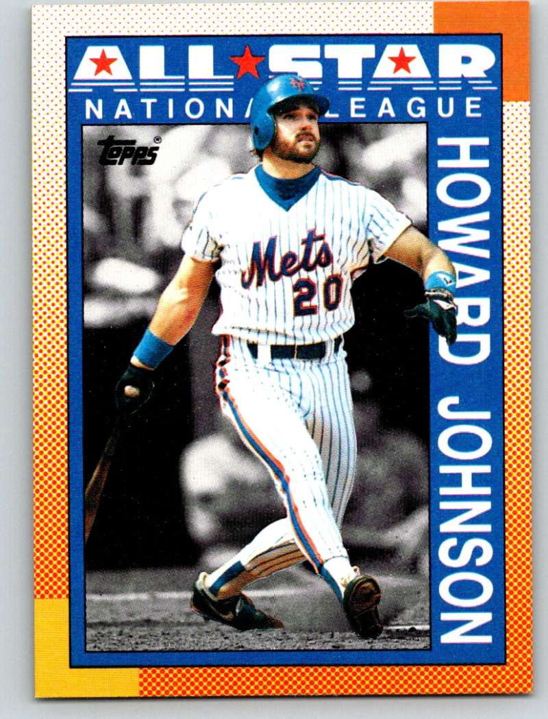 1990 Topps #399 Howard Johnson AS Mint  Image 1