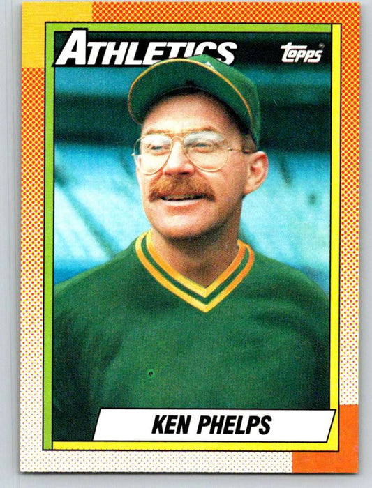 1990 Topps #411 Ken Phelps Mint