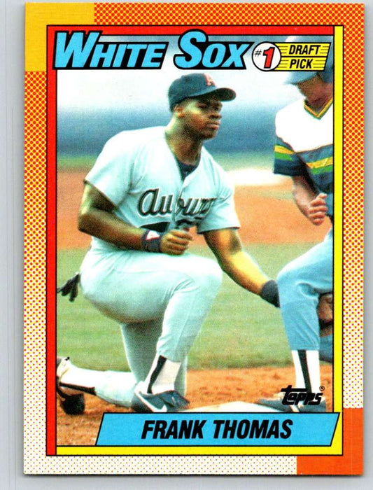 1990 Topps #414 Frank Thomas ERR FDP Mint RC Rookie