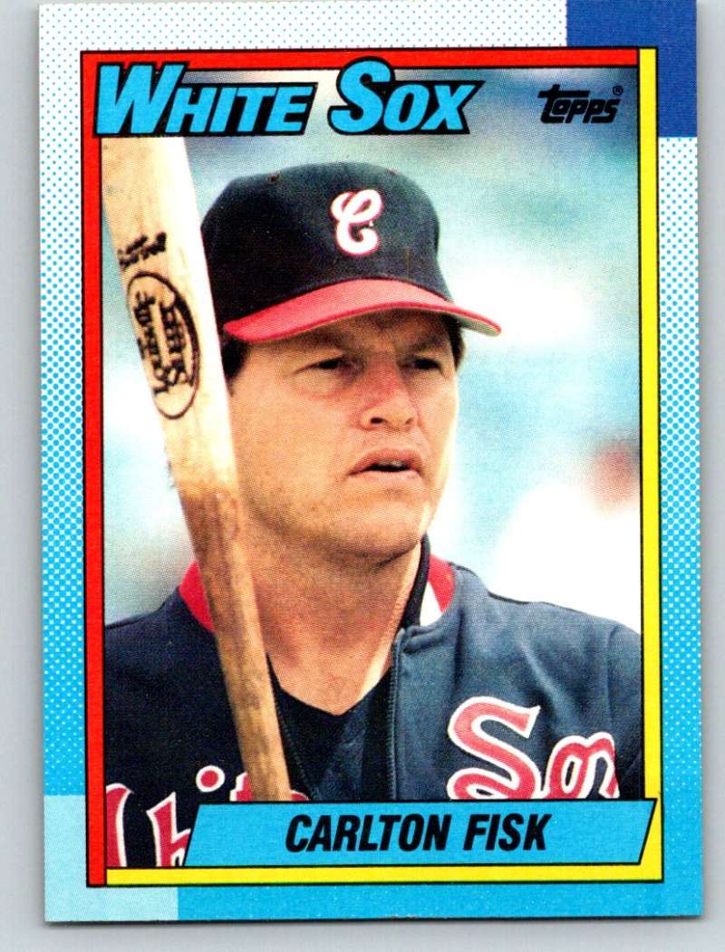 1990 Topps #420 Carlton Fisk Mint  Image 1