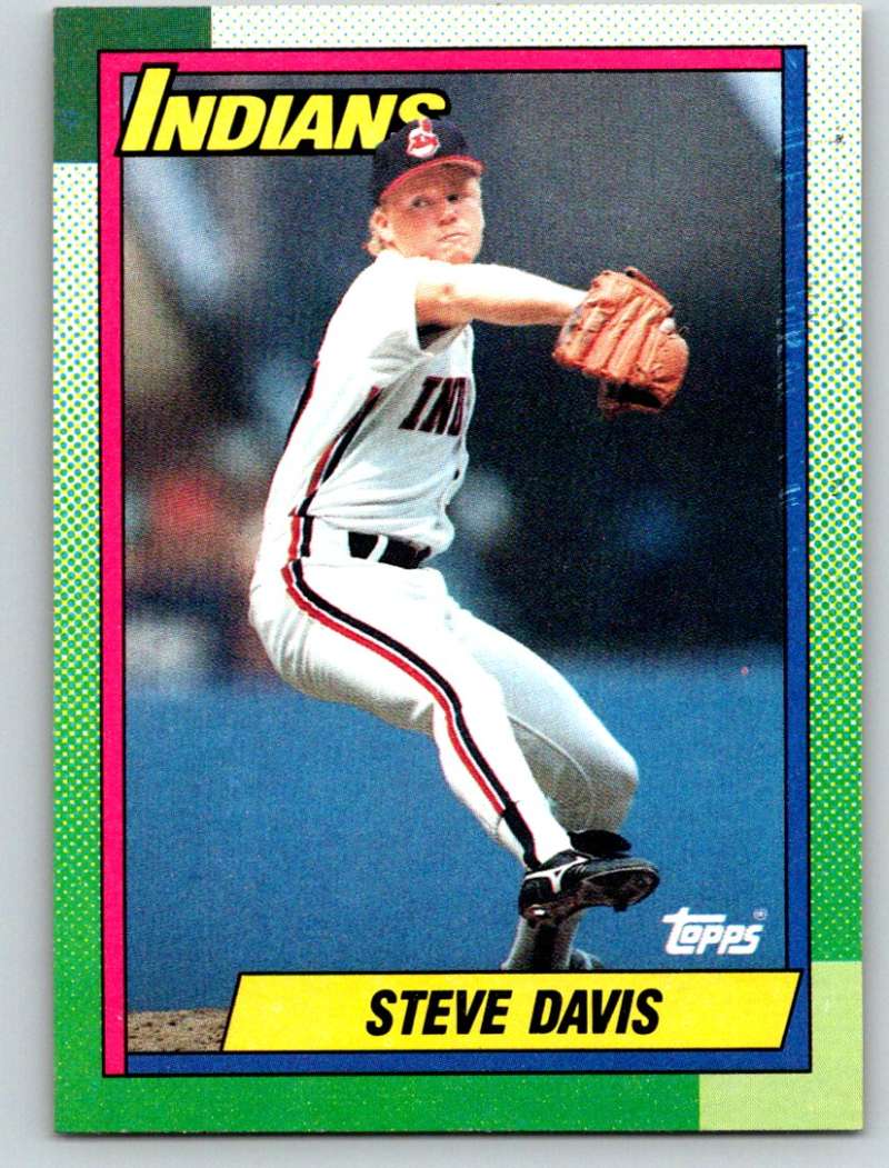 1990 Topps #428 Steve Davis Mint RC Rookie Image 1