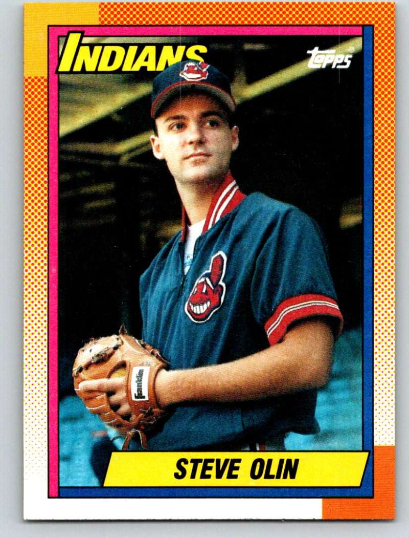 1990 Topps #433 Steve Olin Mint RC Rookie Image 1