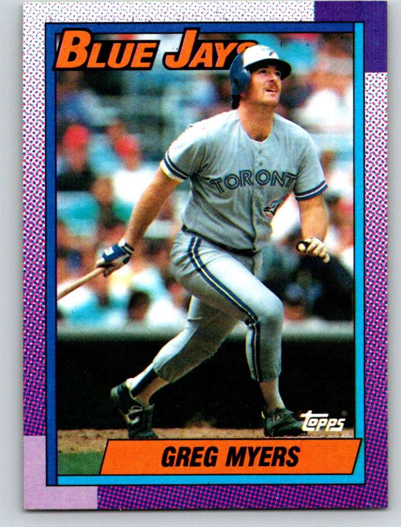 1990 Topps #438 Greg Myers Mint  Image 1