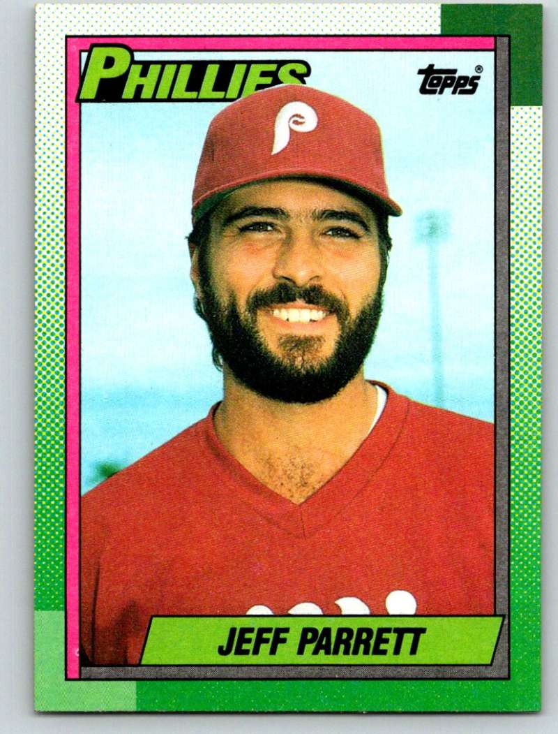 1990 Topps #439 Jeff Parrett Mint  Image 1