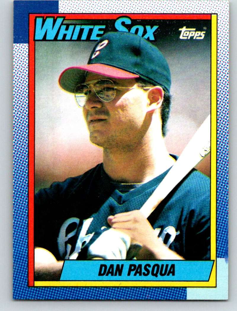 1990 Topps #446 Dan Pasqua Mint  Image 1