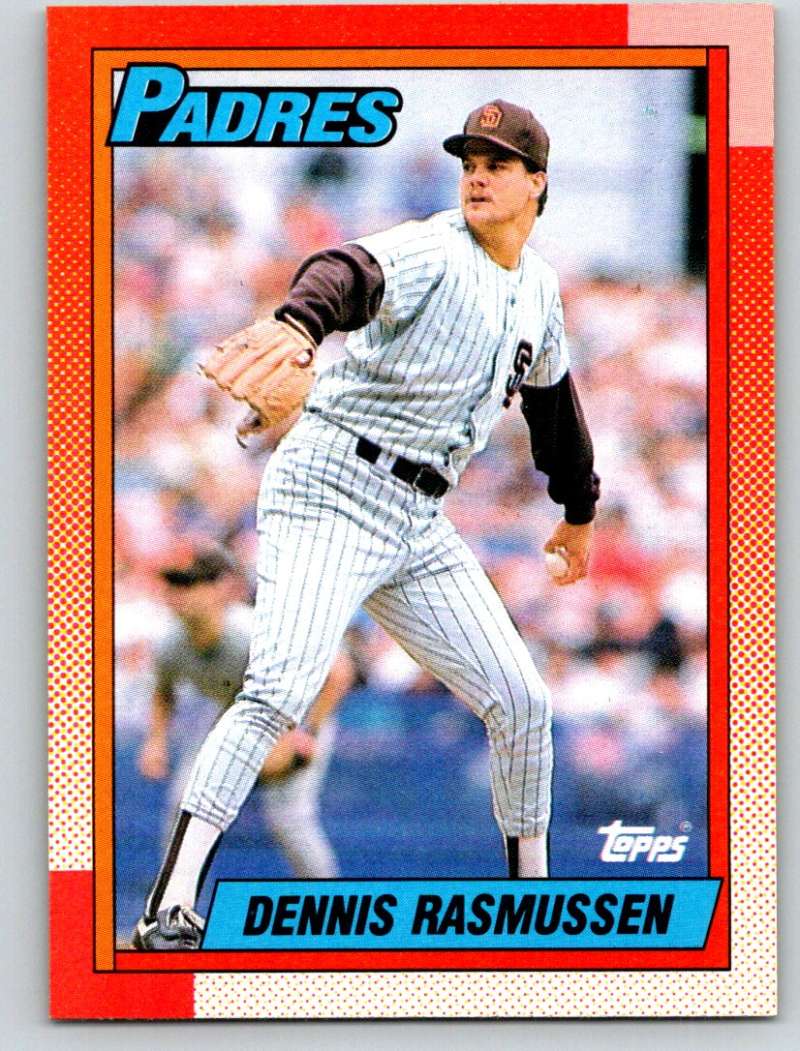1990 Topps #449 Dennis Rasmussen Mint  Image 1