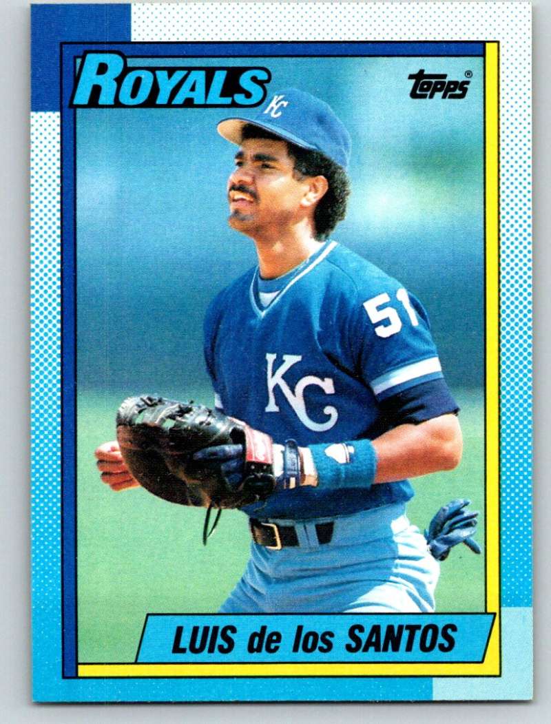 1990 Topps #452 Luis De Los Santos Mint  Image 1