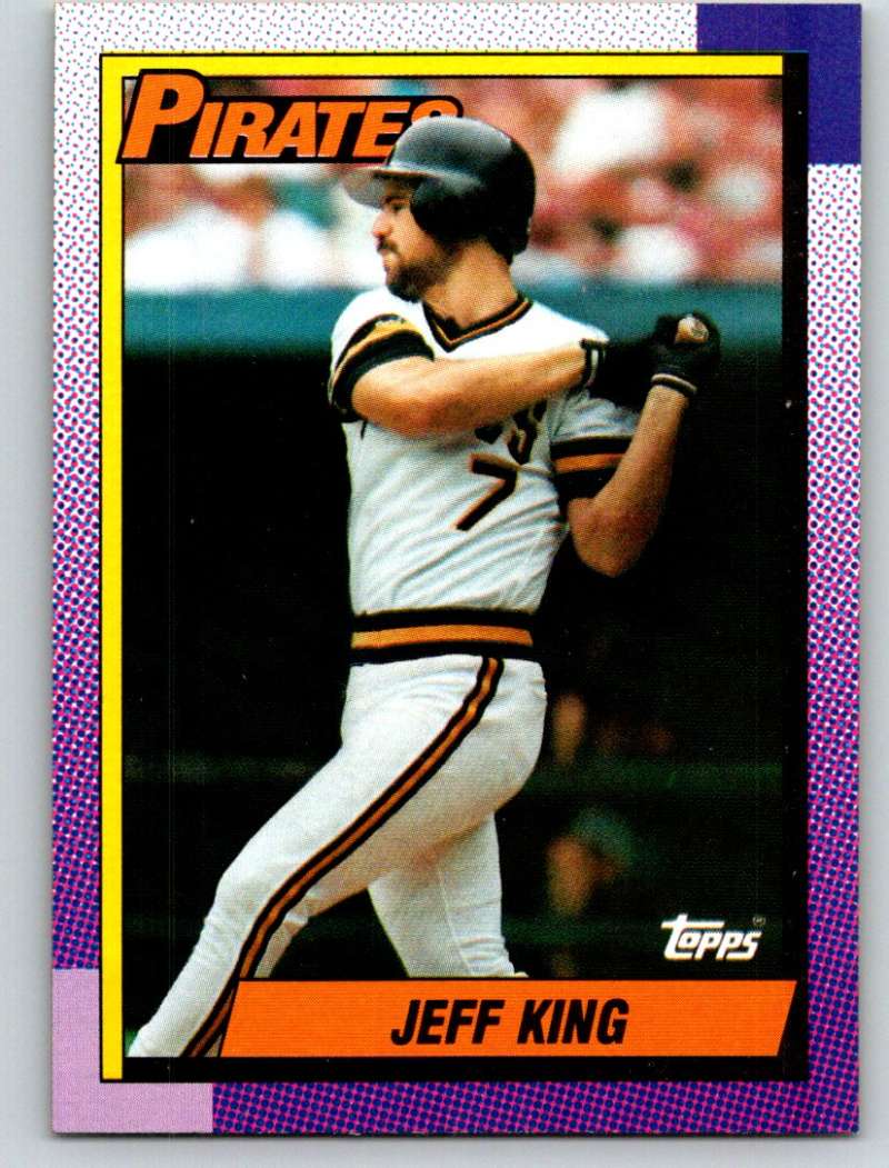1990 Topps #454 Jeff King Mint  Image 1