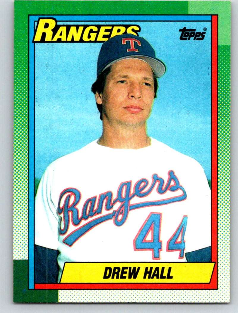 1990 Topps #463 Drew Hall Mint  Image 1