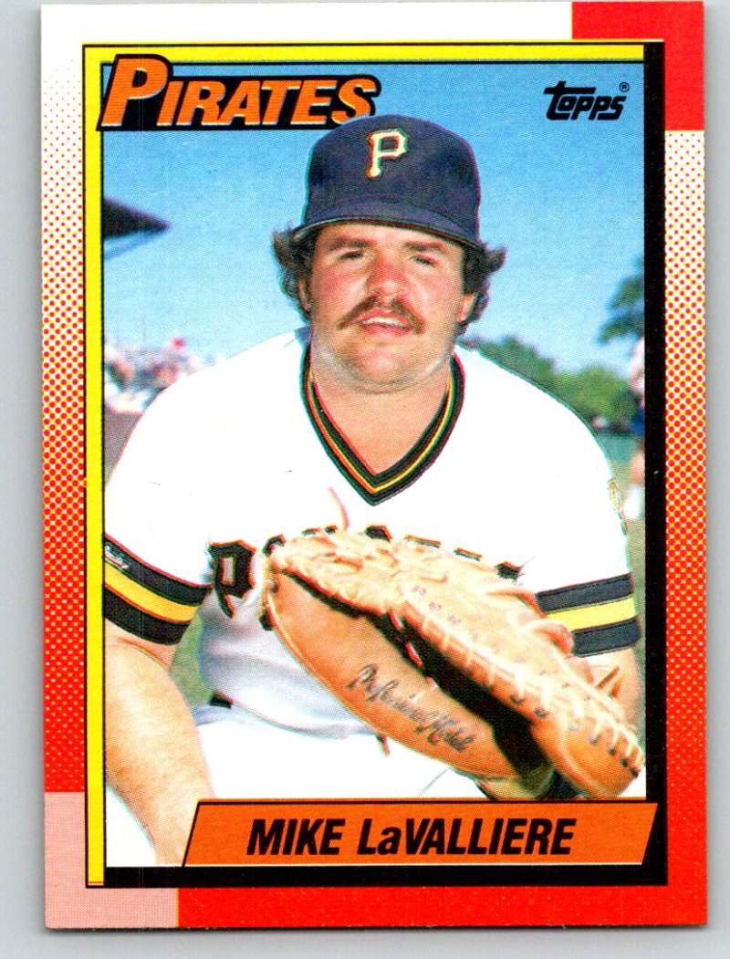 1990 Topps #478 Mike LaValliere Mint  Image 1