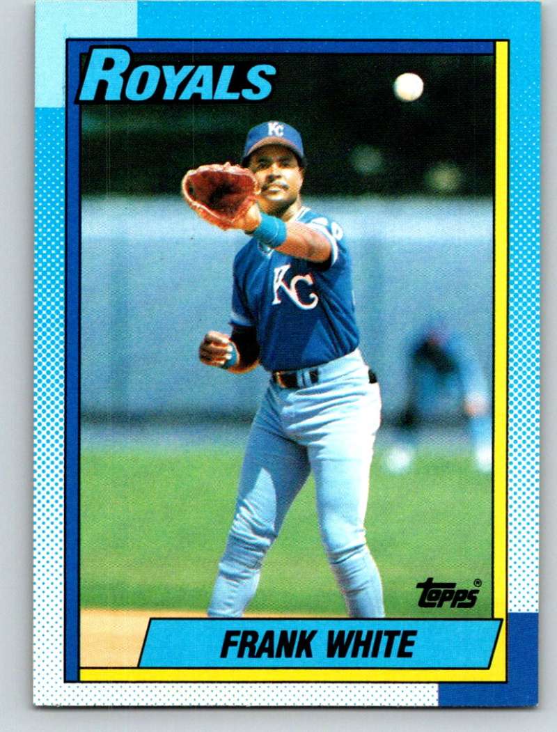 1990 Topps #479 Frank White Mint  Image 1
