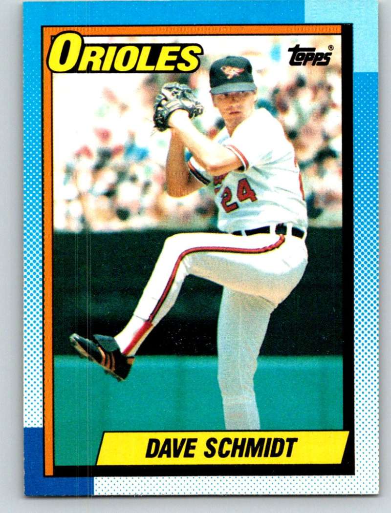 1990 Topps #497 Dave Schmidt Mint  Image 1