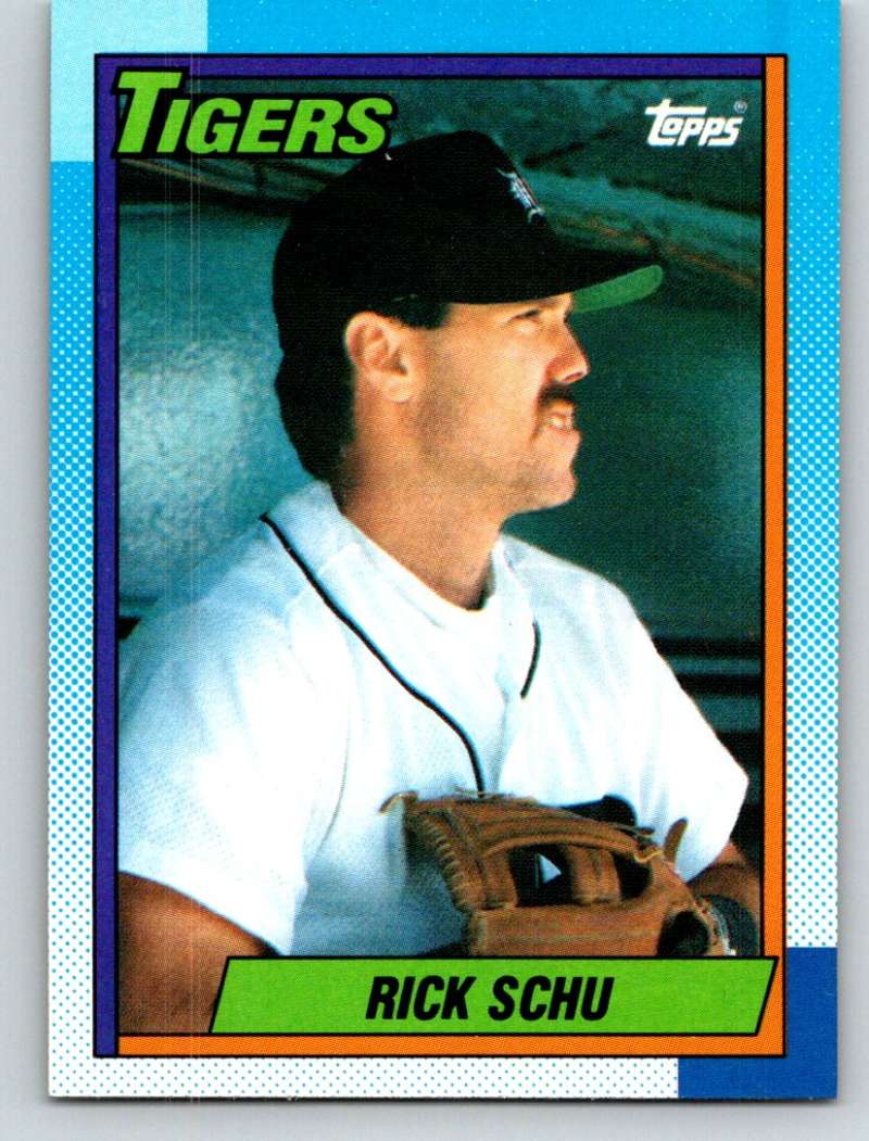 1990 Topps #498 Rick Schu Mint  Image 1