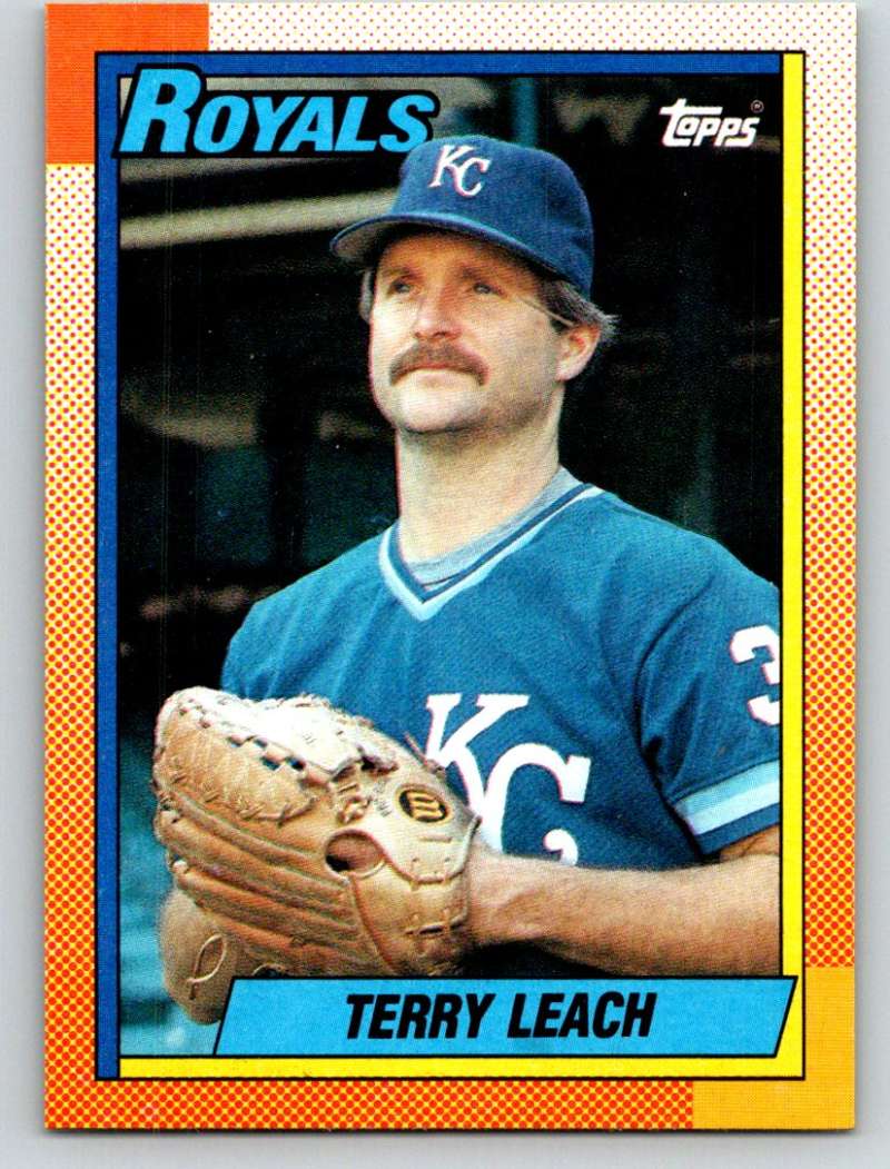 1990 Topps #508 Terry Leach Mint  Image 1