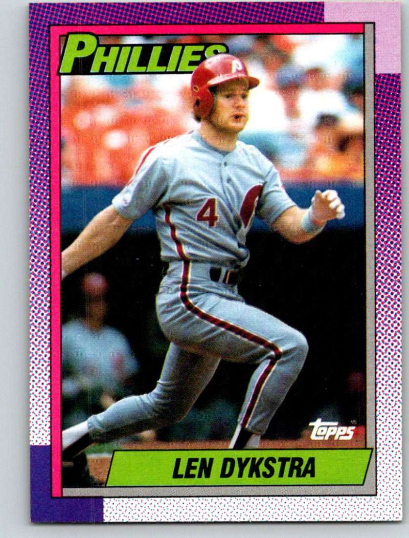 1990 Topps #515 Lenny Dykstra Mint  Image 1