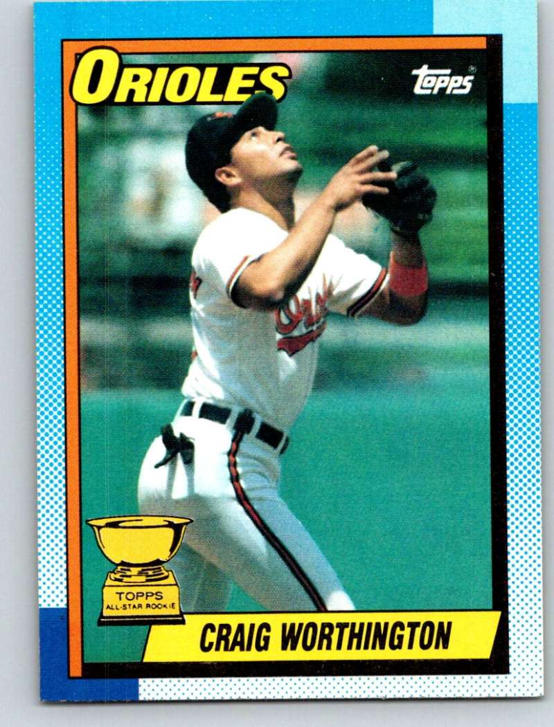 1990 Topps #521 Craig Worthington Mint  Image 1